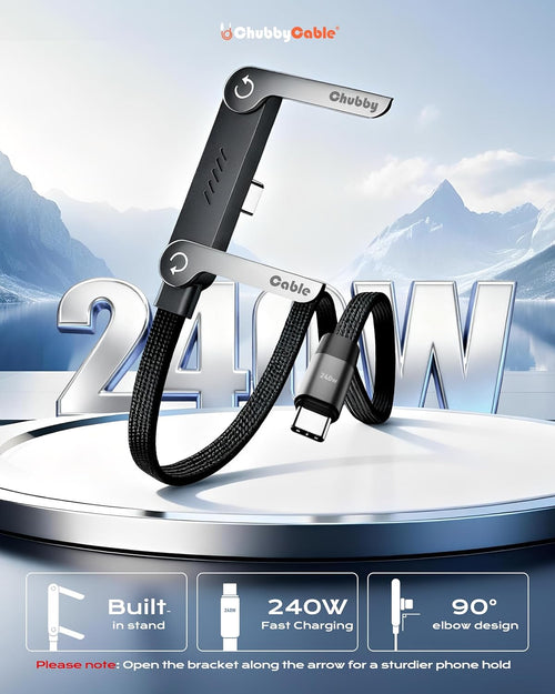 Cablu USB-C cu Organizator Integrat