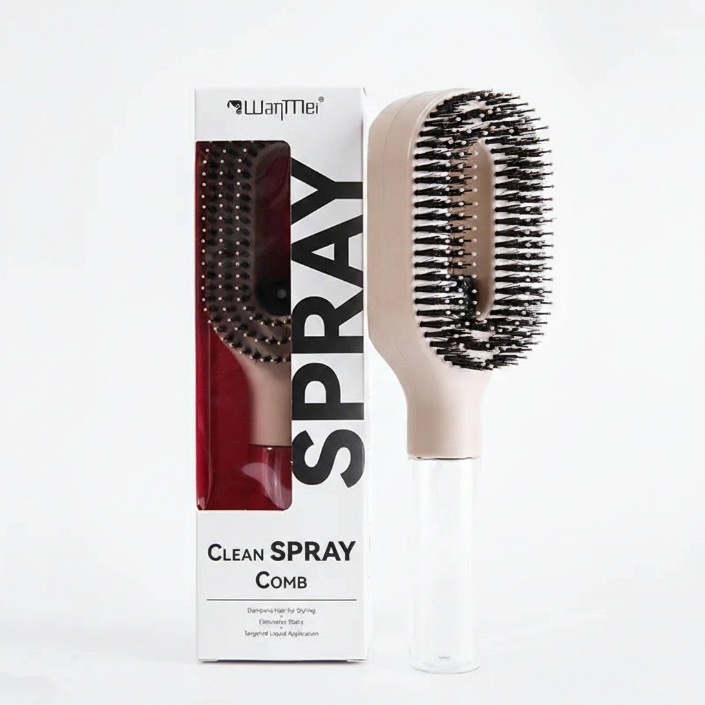 Perie Magică cu Spray Integrat