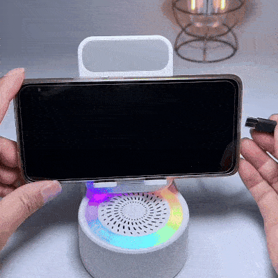 Suport De Telefon Cu Boxă și Funcție De Încărcare