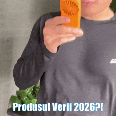 Produsul Verii 2026 - Mini Ventilator Portabil cu Mare Putere