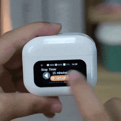 Căști Wireless Cu Ecran Digital